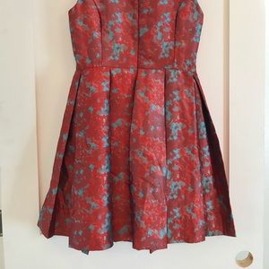 BB Dakota Dresses - Red and blue BB Dakota fit & flare dress BB Dakota Dresses - Red and blue BB Dakota fit & flare dress